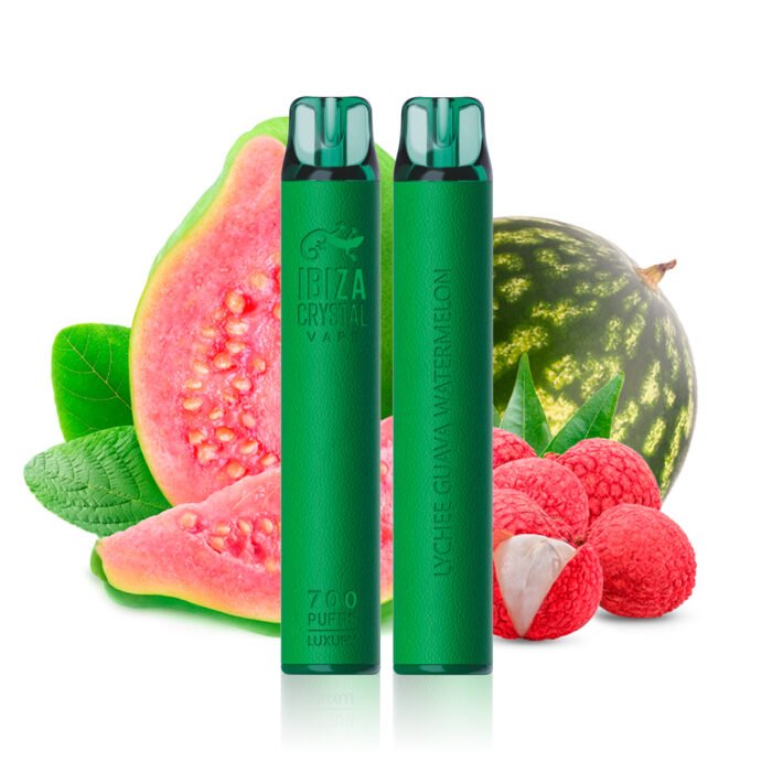 Ibiza Crystal Vape Lychee Watermelon Guava Luxury